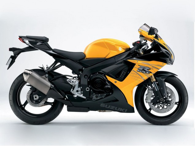 Suzuki GSXR 600/750 Motorrad Verkleidung 2011-2024 - Gelb