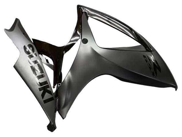 Suzuki GSXR 600/750 Motorrad Verkleidung 2006-2007 - Glanzendes Schwarz Matt Schwarz