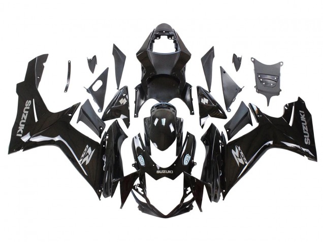 Suzuki GSXR 600/750 Motorrad Verkleidung 2011-2024 - Glanzendes Schwarz
