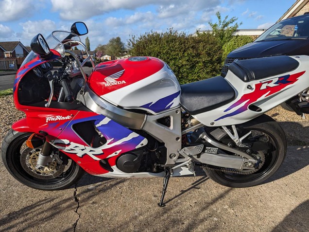 Honda CBR900RR 893 Motorrad Verkleidung 1994-1995 - Rot Blau Weiss