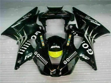 R1 00-01 Motorrad Verkleidung - Schwarz