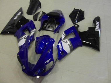 R1 00-01 Motorrad Verkleidungen - Blau Schwarz Weiß