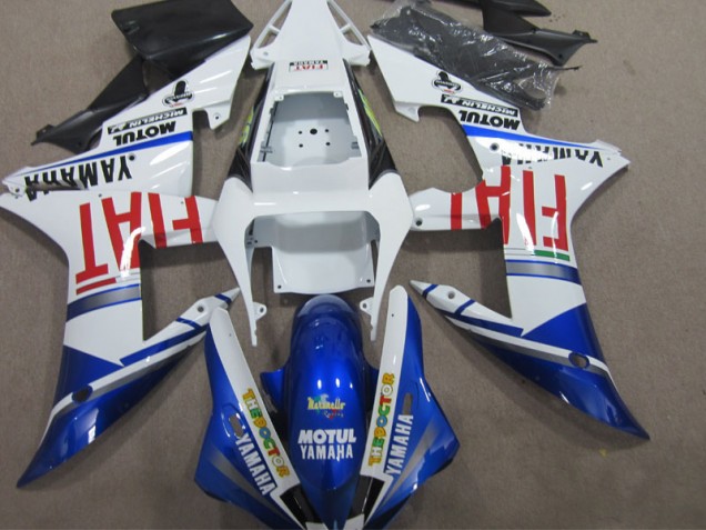 R1 02-03 Motorrad Verkleidungen - Blau Weiß Motul Fiat R1 02-03 Motorrad Verkleidungen - Blau Weiß Motul Fiat