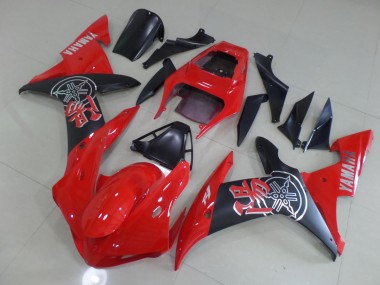 R1 02-03 Motorrad Verkleidungen - Mattrot