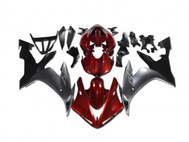 R1 02-03 Motorrad Verkleidungen - Rot Grau Schwarz