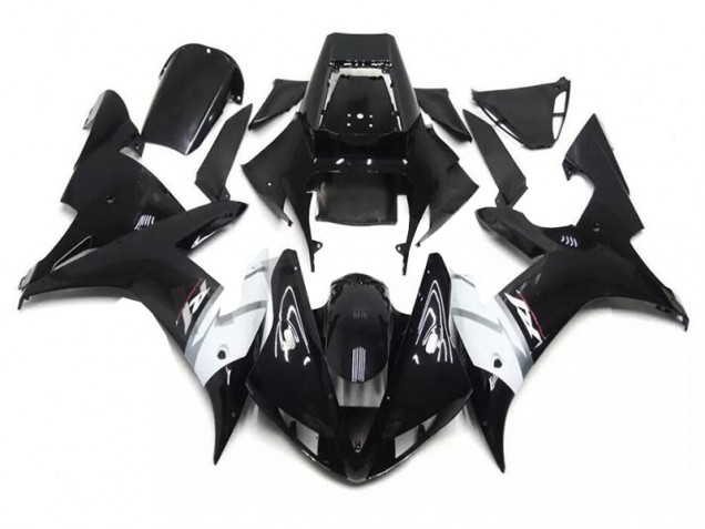 R1 02-03 Motorrad Verkleidungen - Schwarz Weiß R1 02-03 Motorrad Verkleidungen - Schwarz Weiß
