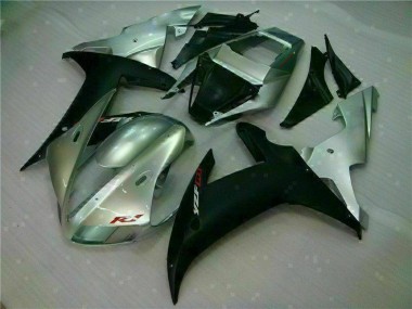 R1 02-03 Motorrad Verkleidungen - Silber Schwarz