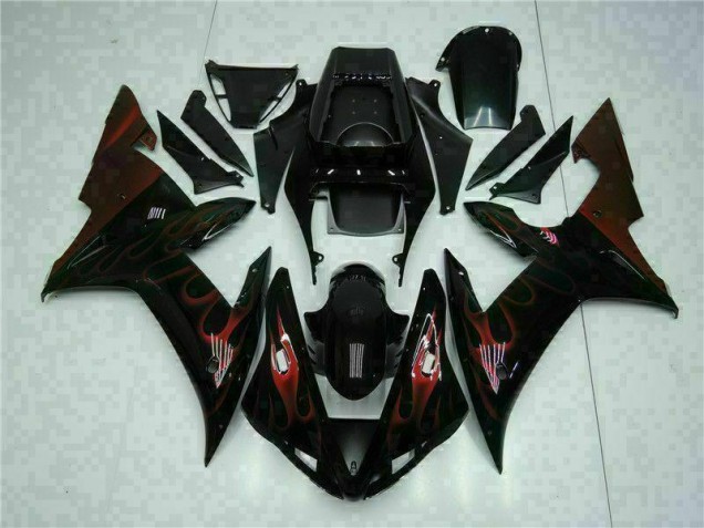 R1 02-03 Motorrad VollVerkleidungen & Plastik - Schwarz R1 02-03 Motorrad VollVerkleidungen & Plastik - Schwarz