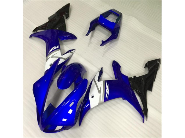 R1 02-03 Motorrad Vollverkleidung - Blau Weiß R1 02-03 Motorrad Vollverkleidung - Blau Weiß
