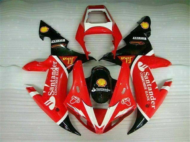 R1 02-03 Motorrad Vollverkleidung - Rot R1 02-03 Motorrad Vollverkleidung - Rot