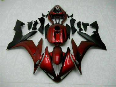 R1 04-06 Motorrad Verkleidung - Rot Schwarz