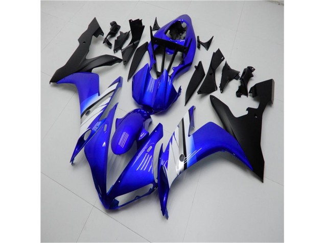 R1 04-06 Motorrad Verkleidungen - Blau Weiß Schwarz