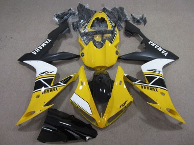 R1 04-06 Motorrad Verkleidungen - Gelb Weiß Schwarz