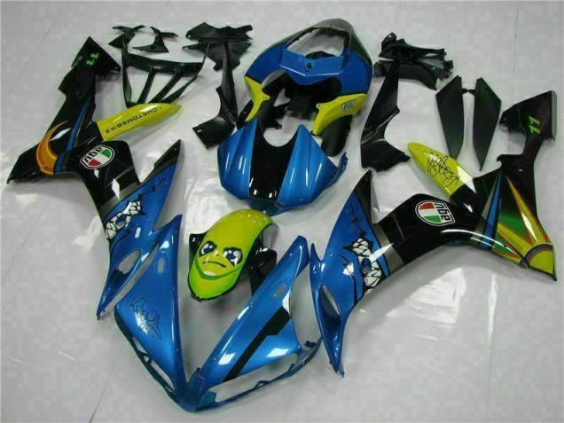 R1 04-06 Motorrad Vollverkleidung - Blau R1 04-06 Motorrad Vollverkleidung - Blau