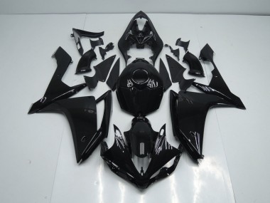 R1 07-08 Motorrad Verkleidungen - Glänzend Schwarz