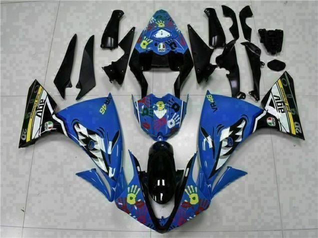 R1 09-11 Motorrad Verkleidung - Blau R1 09-11 Motorrad Verkleidung - Blau