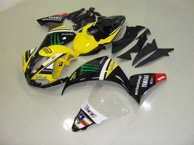 R1 09-11 Motorrad Verkleidung - Gelb Monster R1 09-11 Motorrad Verkleidung - Gelb Monster