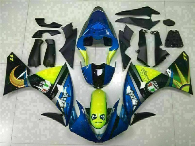 R1 09-11 Motorrad Verkleidungen - Blau R1 09-11 Motorrad Verkleidungen - Blau