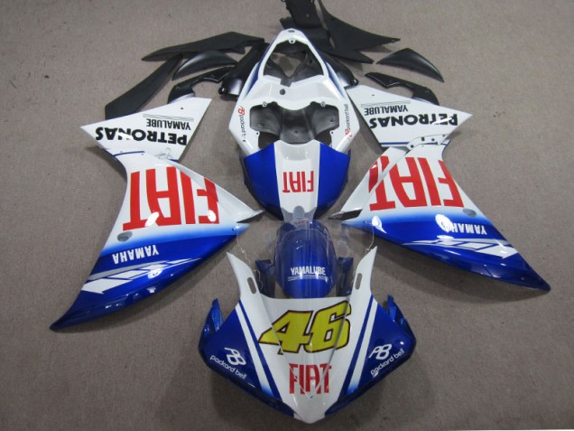 R1 09-11 Motorrad Verkleidungen - Blau Weiß Fiat 46 R1 09-11 Motorrad Verkleidungen - Blau Weiß Fiat 46