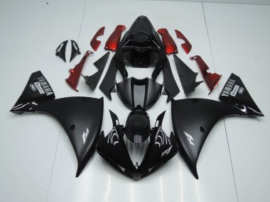 R1 09-11 Motorrad Verkleidungen - Matt Schwarz