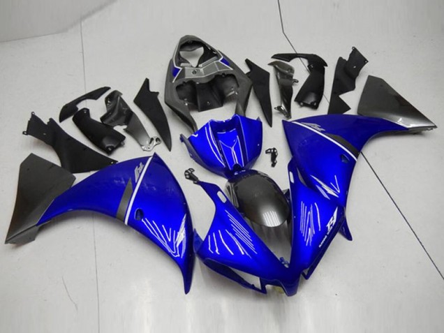 R1 12-14 Motorrad Verkleidungen - Schwarz Blau R1 12-14 Motorrad Verkleidungen - Schwarz Blau
