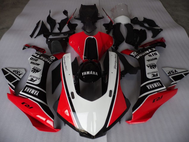 R1 15-19 Motorrad Verkleidungen - Rot Weiß Schwarz R1 15-19 Motorrad Verkleidungen - Rot Weiß Schwarz