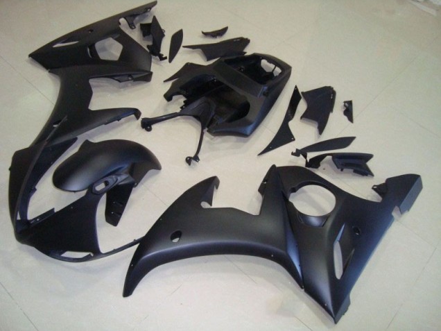 R6 03-05 Motorrad Verkleidung - Matt Schwarz R6 03-05 Motorrad Verkleidung - Matt Schwarz