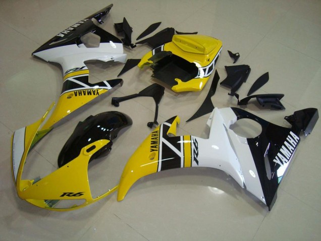 R6 03-05 Motorrad Verkleidungen - Gelb Anniversary R6 03-05 Motorrad Verkleidungen - Gelb Anniversary