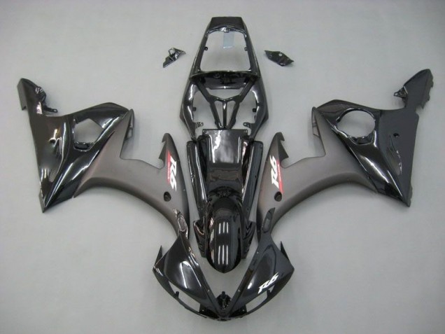 R6 03-05 Motorrad Verkleidungen - Kontrast Schwarz R6 03-05 Motorrad Verkleidungen - Kontrast Schwarz