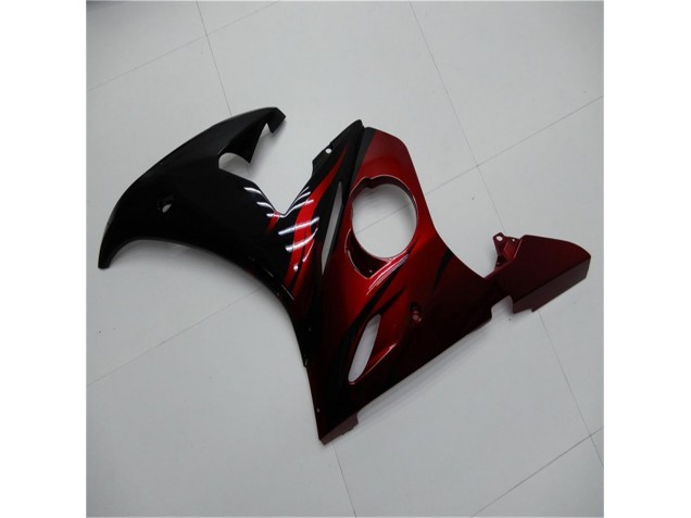 R6 03-05 Motorrad Verkleidungen - Schwarz Rot R6 03-05 Motorrad Verkleidungen - Schwarz Rot