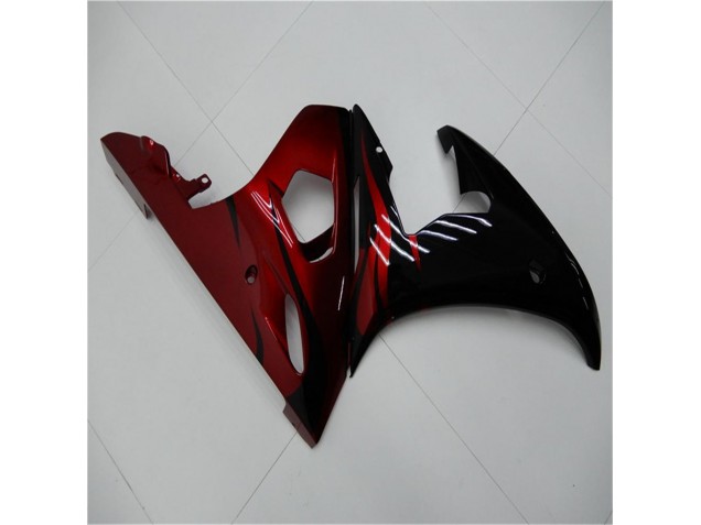 R6 03-05 Motorrad Verkleidungen - Schwarz Rot R6 03-05 Motorrad Verkleidungen - Schwarz Rot