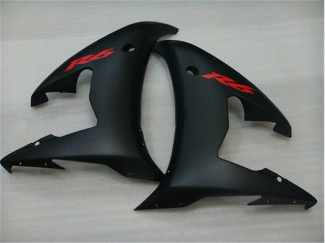 R6 03-05 Motorrad Vollverkleidung - Schwarz R6 03-05 Motorrad Vollverkleidung - Schwarz