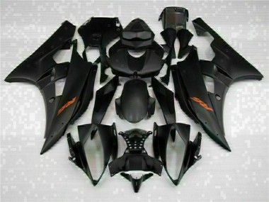 R6 06-07 Motor Verkleidung - Schwarz