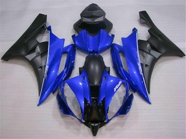 R6 06-07 Motor Verkleidungen - Blau Schwarz