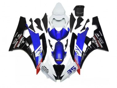 R6 06-07 Motorrad Verkleidung - Blau Weiß