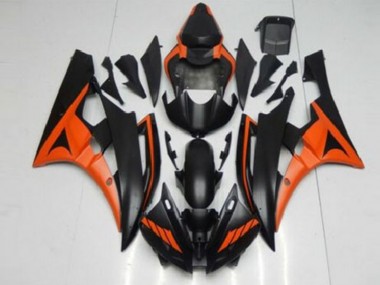 R6 06-07 Motorrad Verkleidung - Orange Schwarz