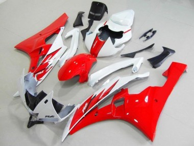 R6 06-07 Motorrad Verkleidung & Plastik - Rot Weiß