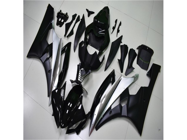 R6 06-07 Motorrad Verkleidung - Silber Schwarz R6 06-07 Motorrad Verkleidung - Silber Schwarz