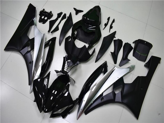 R6 06-07 Motorrad Verkleidung - Silber Schwarz R6 06-07 Motorrad Verkleidung - Silber Schwarz