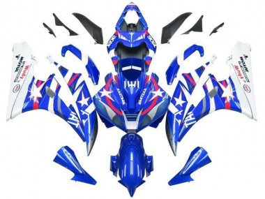 R6 06-07 Motorrad Verkleidungen - Blau Star Fiat