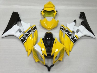 R6 06-07 Motorrad Verkleidungen - Gelb Weiß Schwarz