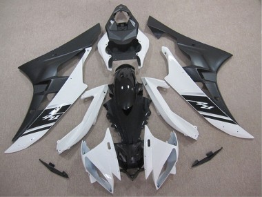 R6 06-07 Motorrad Verkleidungen Komplett Sets - Weiß Schwarz