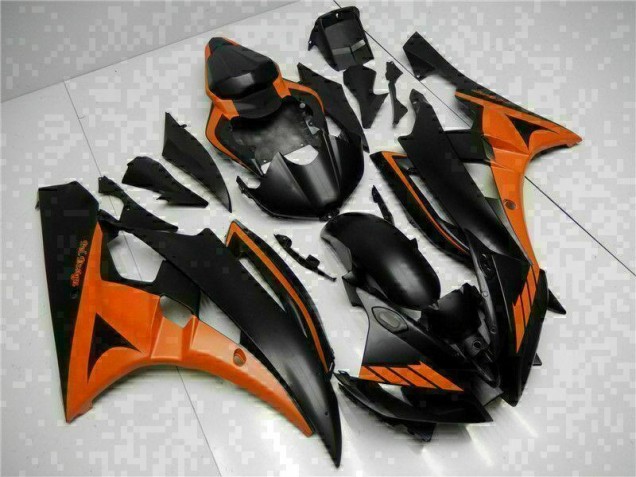 R6 06-07 Motorrad Verkleidungen - Orange Schwarz R6 06-07 Motorrad Verkleidungen - Orange Schwarz