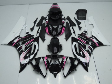R6 06-07 Motorrad Verkleidungen - Rosa Stern