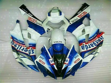 R6 06-07 Motorrad Verkleidungen - Weiß Blau