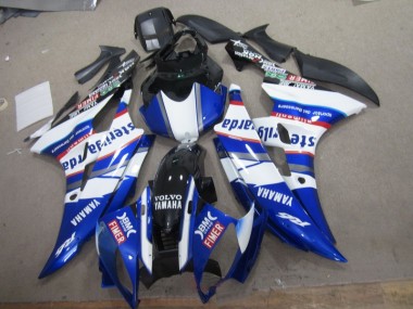 R6 06-07 Motorrad Verkleidungen - Weiß Blau Sterilgarda Volvo