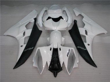 R6 06-07 Motorrad Verkleidungen - Weiß Schwarz