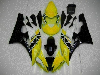 R6 06-07 Motorrad Vollverkleidung - Gelb Schwarz