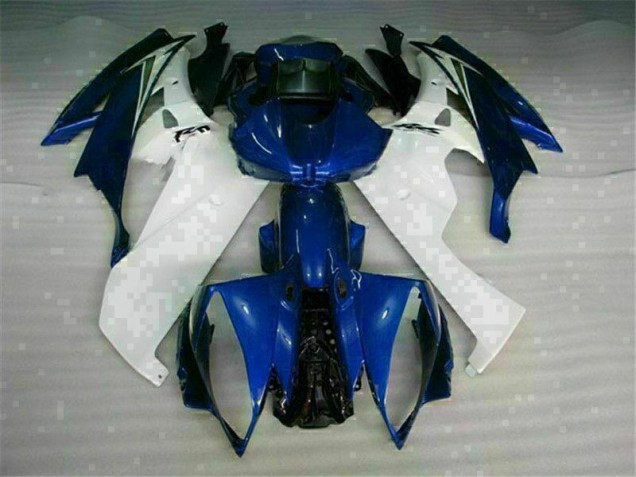 R6 06-07 Motorrad Vollverkleidung - Weiß Blau R6 06-07 Motorrad Vollverkleidung - Weiß Blau