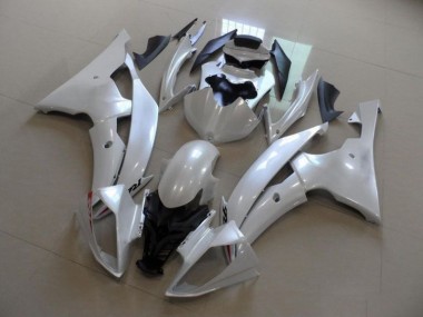 R6 08-16 Motorrad Verkleidung - Perl Weiß